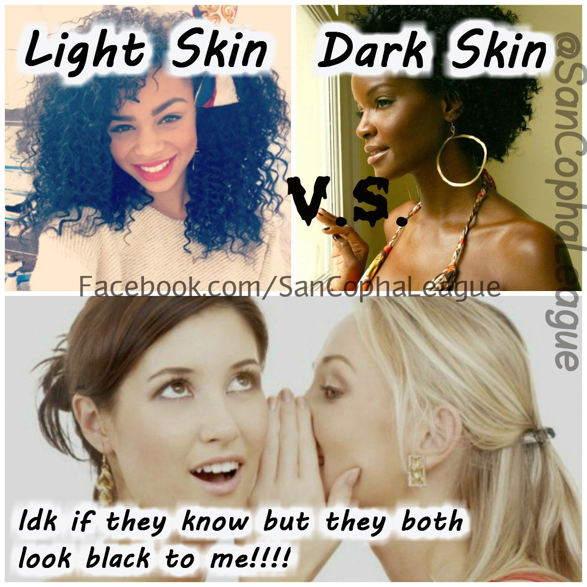 light skinned vs dark skinned 2